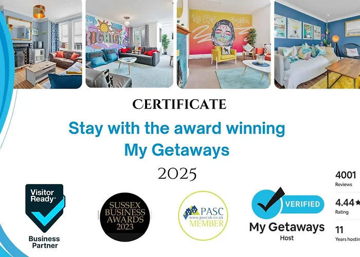 Buzzing Brighton Apartment 6 By My Getaways